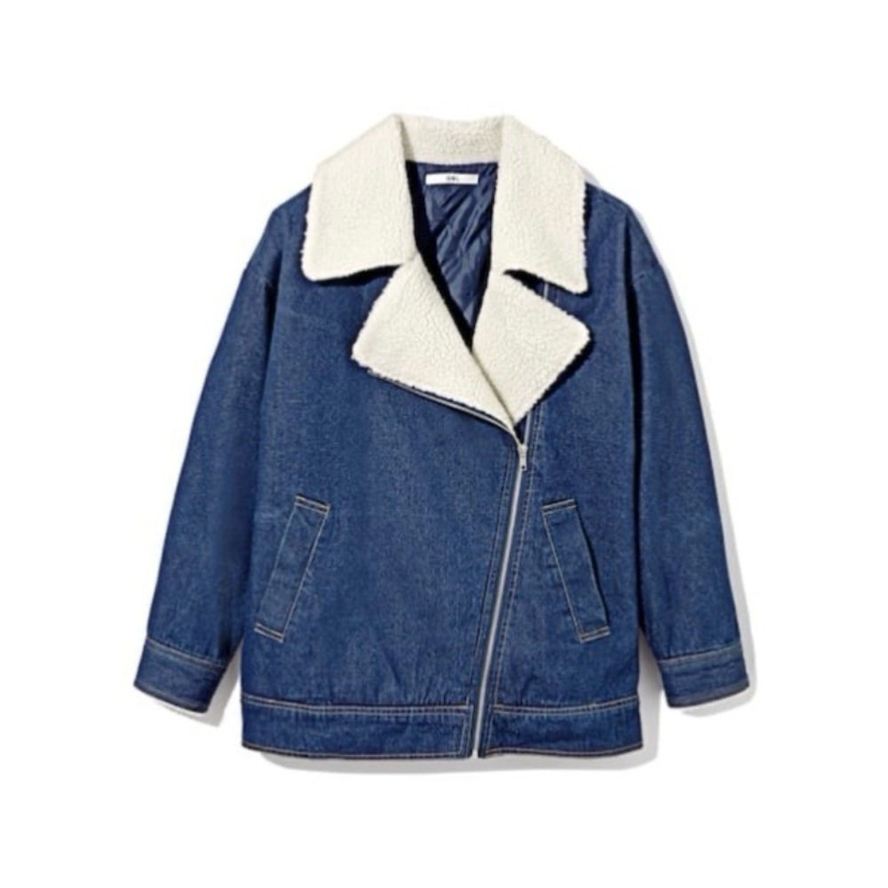 Japan Gal Denim Boa Rider’s Jacket - Picture 4 of 7
